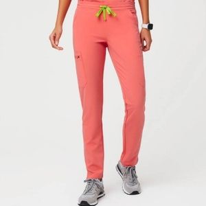 Figs Evans skinny scrub coral pants size XXS